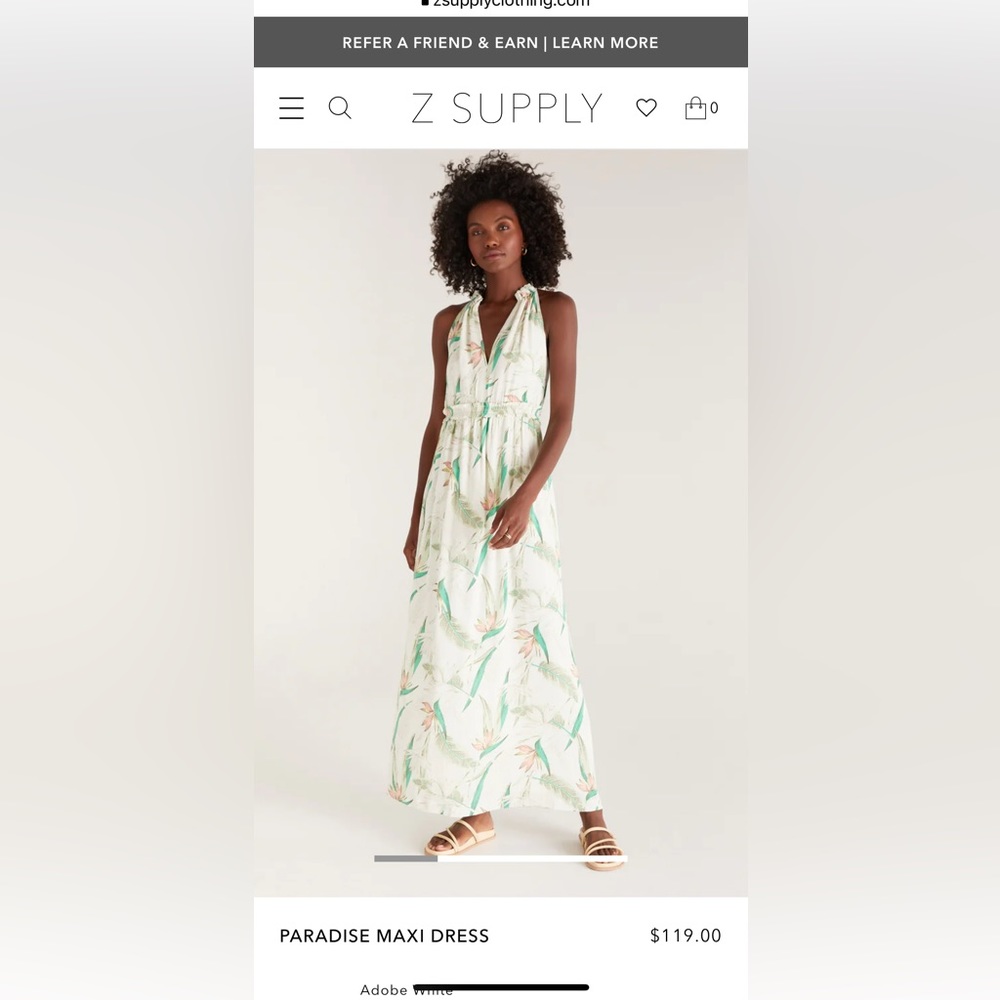 Women’s Z Supply beachy lightweight maxi dress